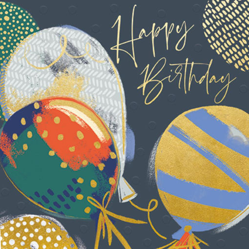 Picture of HAPPY BIRTHDAY BALLOON CARD